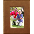 4" x 6" Dark Brown Leatherette Frame